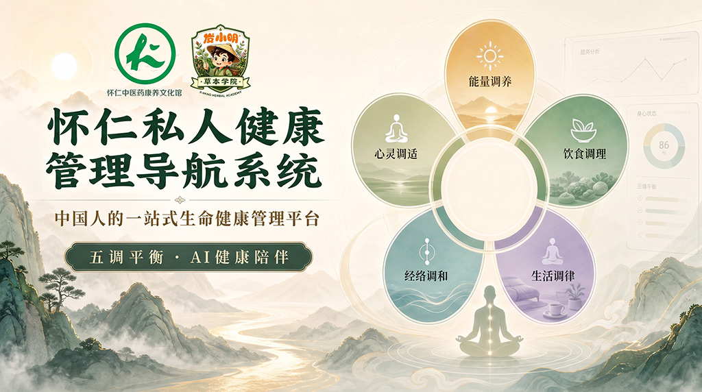 怀仁健康管理,五调平衡,AI健康陪伴